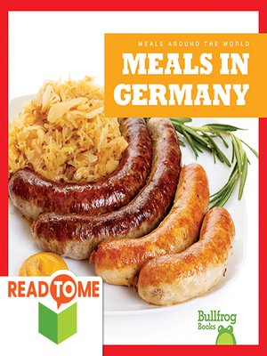 cover image of Meals in Germany